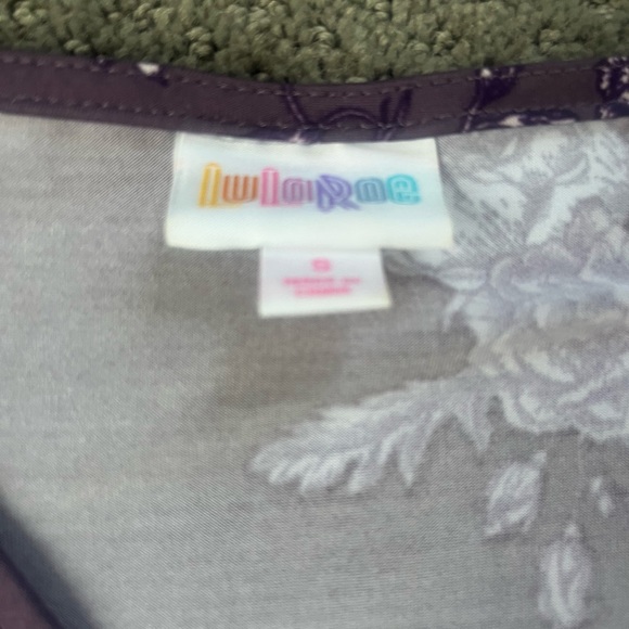 Lularoe Michelle Floral Wrap Dress in Purple and White Size S - Picture 4 of 6